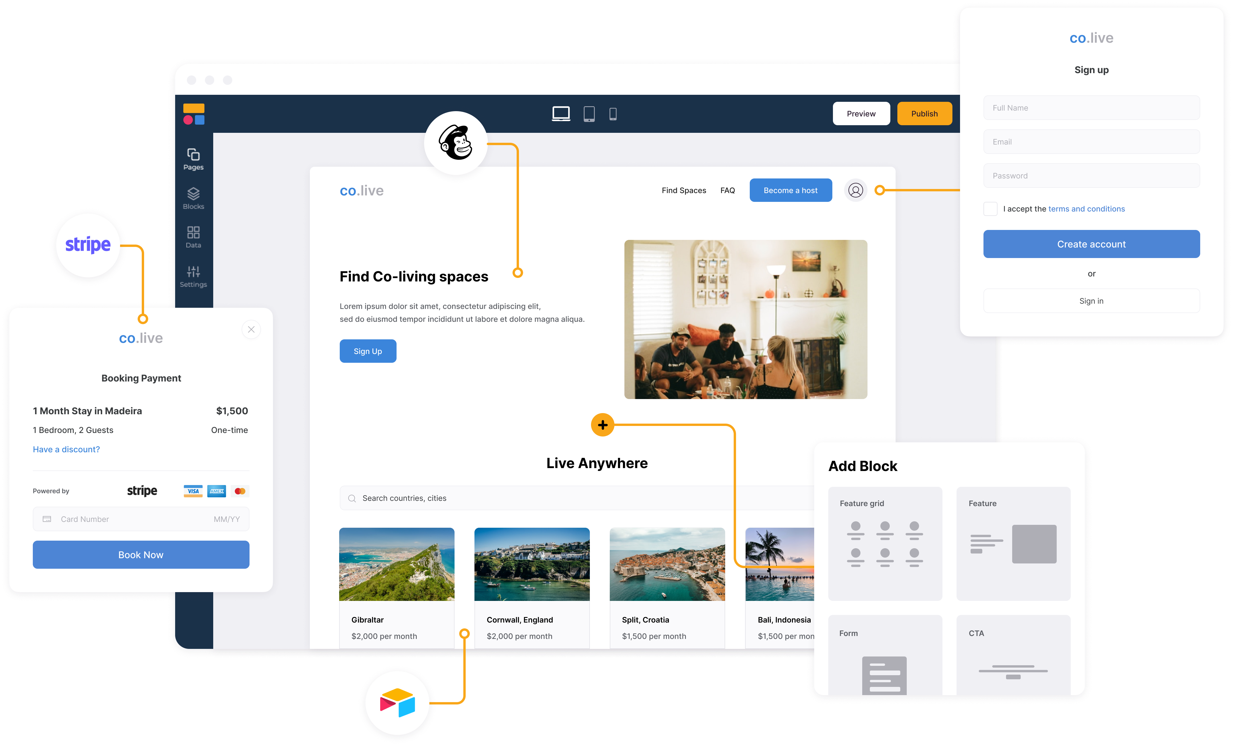 Multi-vendor marketplaces