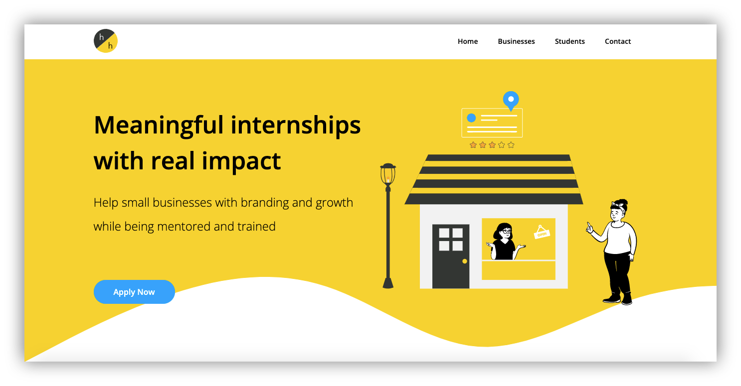 3. Humble Help: Online marketplace and academy for students & small businesses