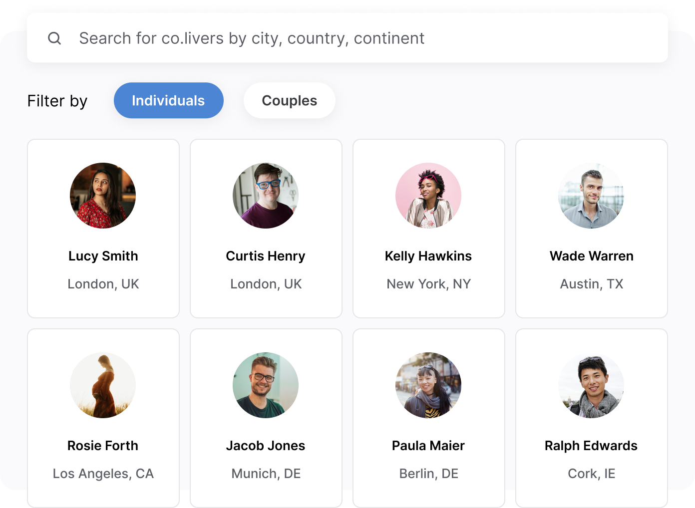 search and fillters