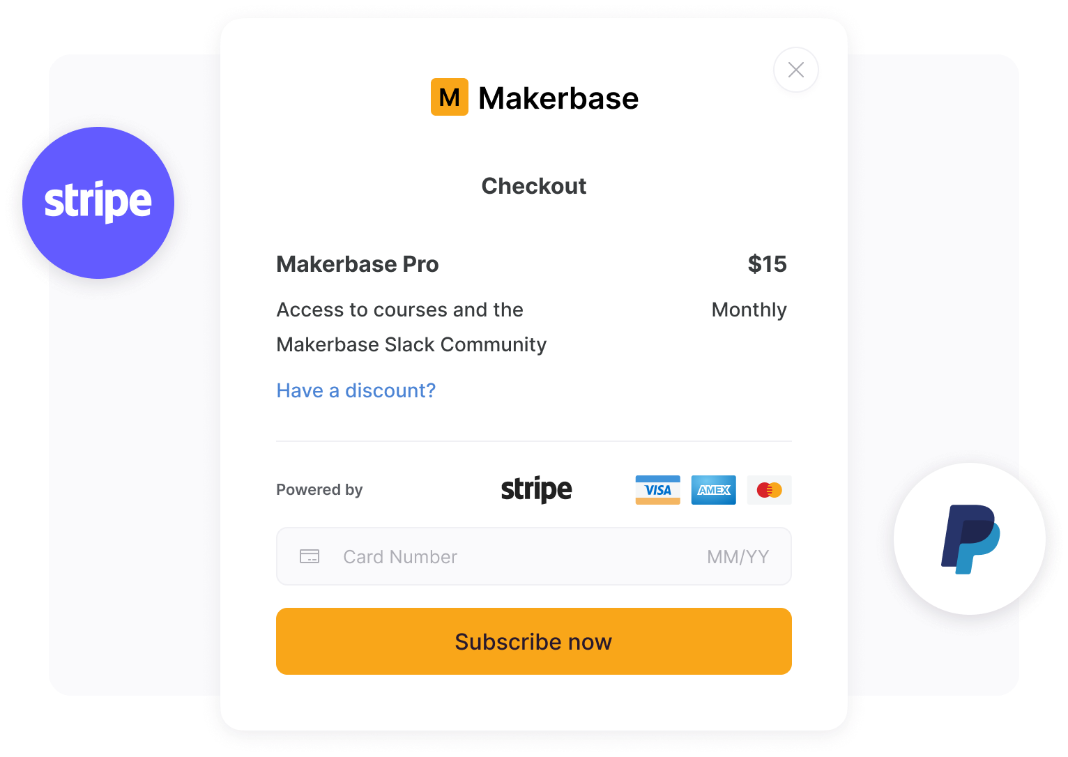 payment form