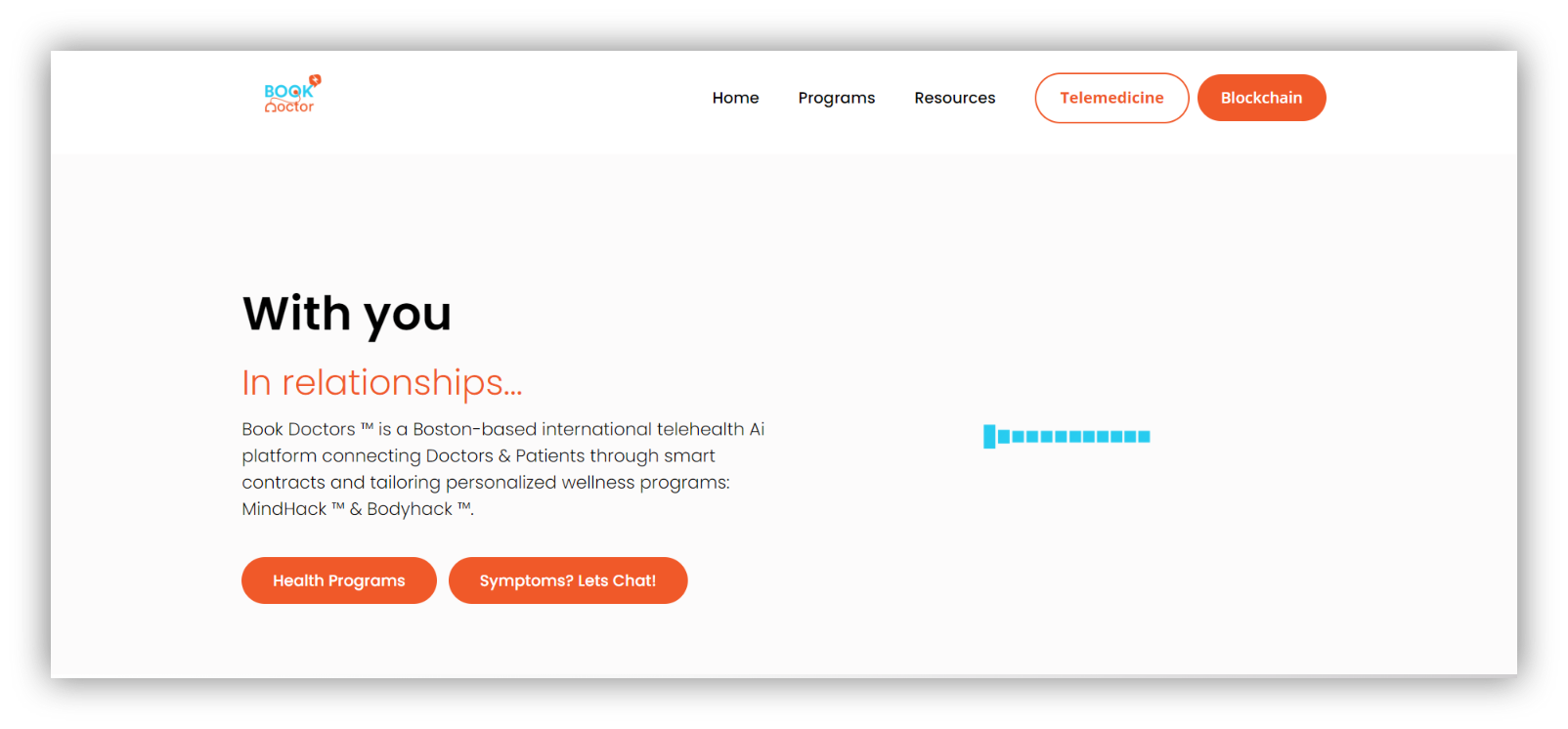 Bookzdoctor an online B2C service marketplace, homepage